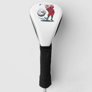 Chirstmas Fantasy Golf Playing Santa Claus Head Cover
