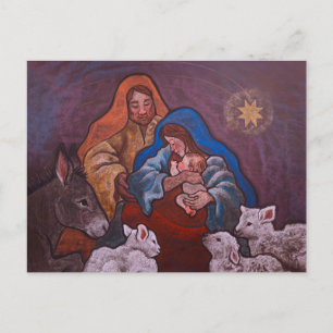 Chirstmas Nativity postcard