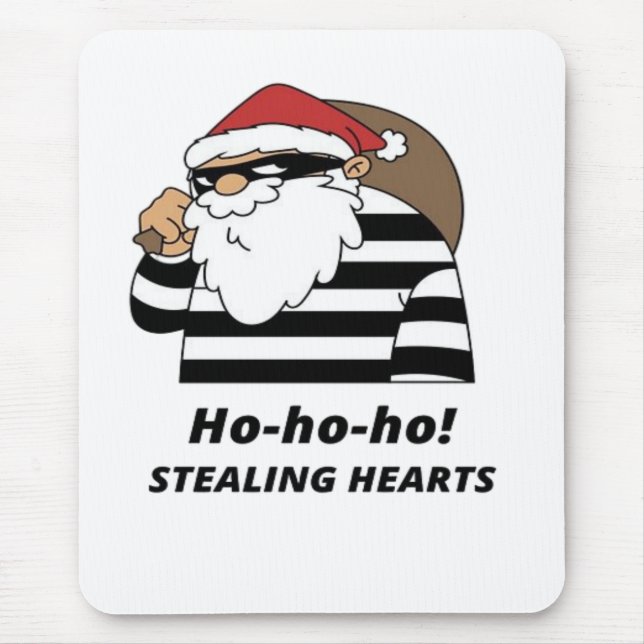 chirstmas stealing heart  mouse pad (Front)