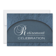 Chiseled Stone Blue Business Executive Retirement