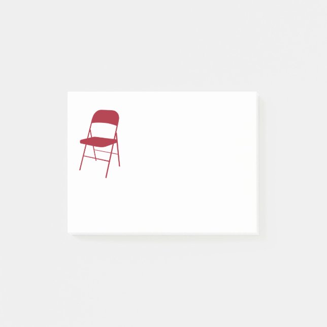 Chisholm | Folding Chair Notes | Red (Front)