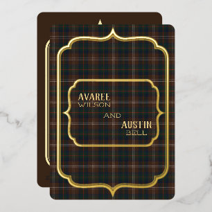 Chisholm Hunting Tartan Gold Foil 