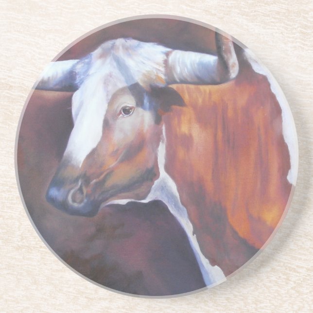 Chisholm Longhorn Coaster (Front)