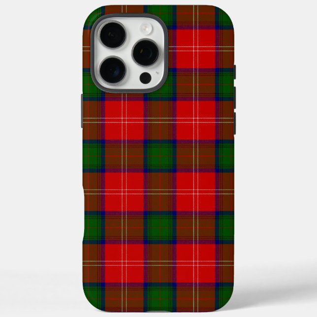 Chisholm tartan red green plaid Case-Mate iPhone case (Back)