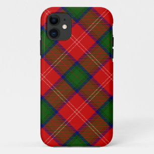Chisholm tartan red green plaid iPhone 11 case