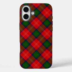Chisholm tartan red green plaid iPhone 16 plus case