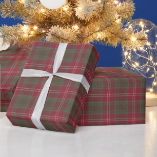 Chisholm Weathered Original Scottish Tartan  Wrapping Paper