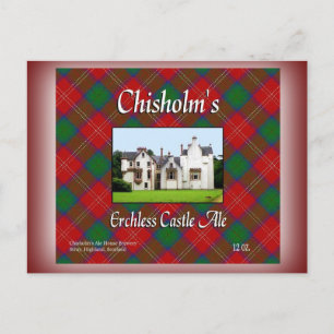 Chisholm's Erchless Castle Ale Postcard