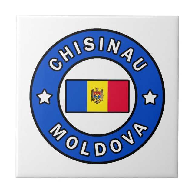 Chisinau Moldova Ceramic Tile (Front)