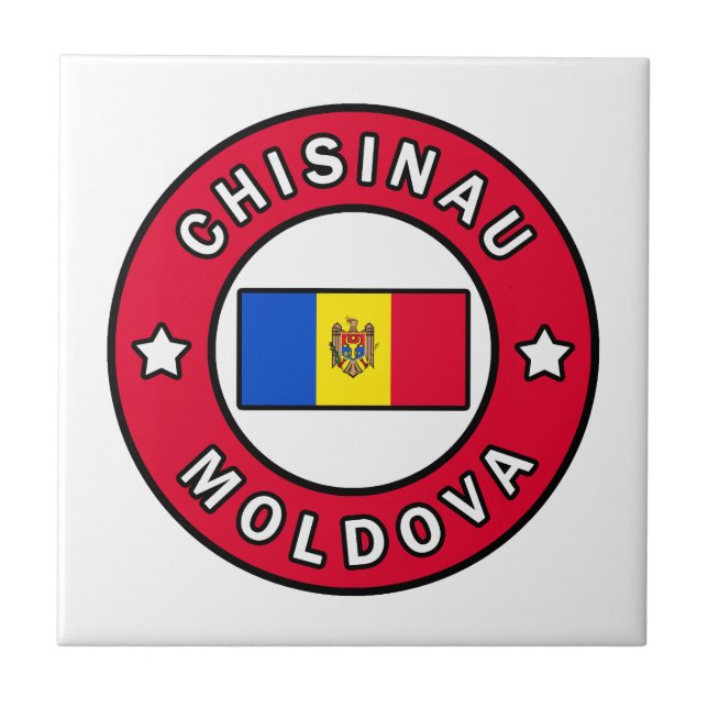 Chisinau Moldova Ceramic Tile (Front)