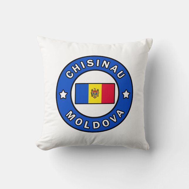 Chisinau Moldova Cushion (Front)
