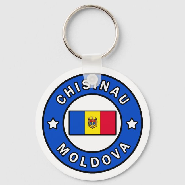 Chisinau Moldova Key Ring (Front)