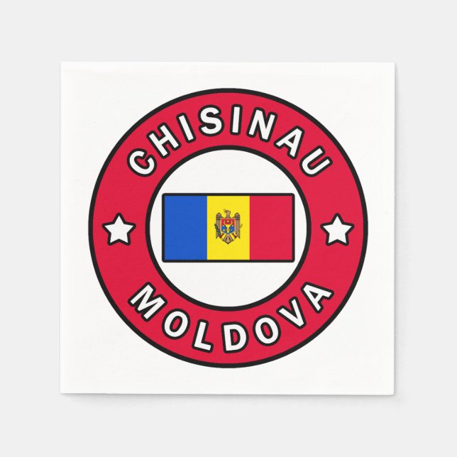 Chisinau Moldova Napkin (Front)