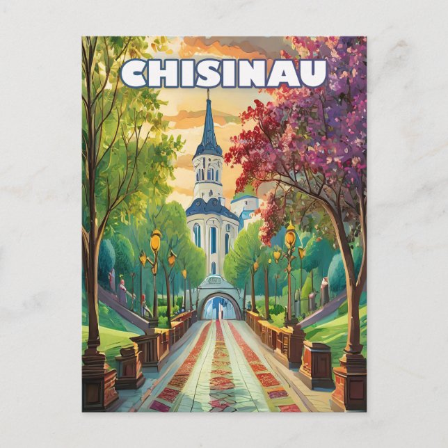 Chisinau, the vibrant heart of Moldova Postcard (Front)