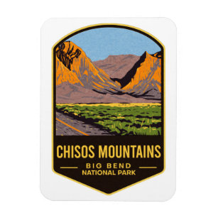 Chisos Mountains Big Bend National Park Magnet