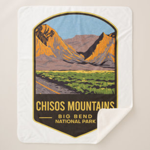 Chisos Mountains Big Bend National Park Sherpa Blanket