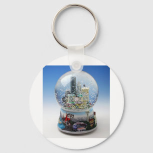 Chistmas Snow Globe Key Ring