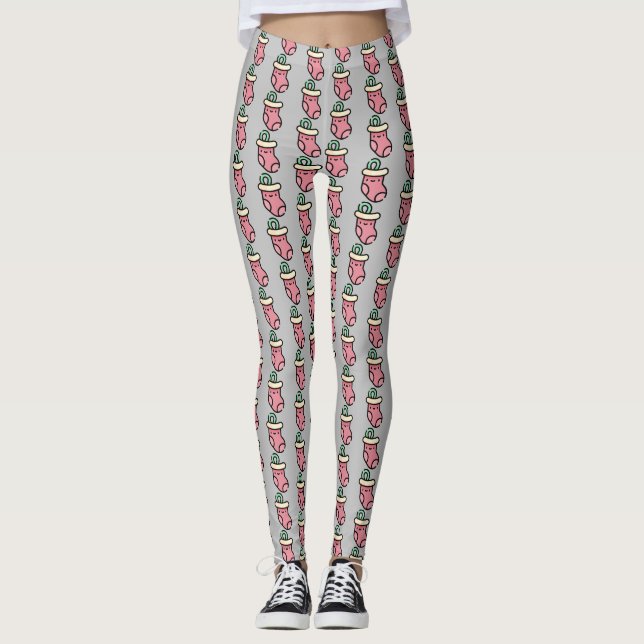 chistmas stocking leggings (Front)