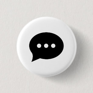 'Chit-Chat' Pictogram Button