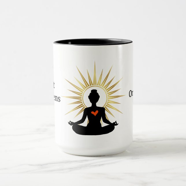 Chit Happens Yoga Mug (Center)