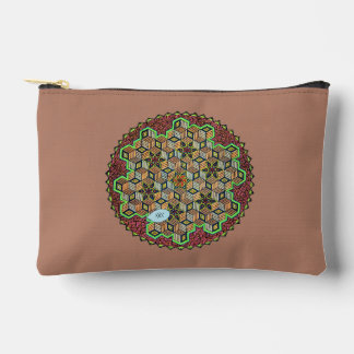 "Chitta Vritti Nirodha" (colour drawing) Accessory Pouch