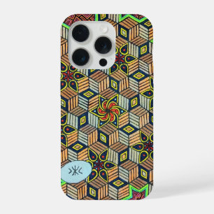 "Chitta Vritti Nirodha" (colour drawing) iPhone 15 Pro Case