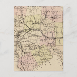 Chittenden County in Vermont Postcard