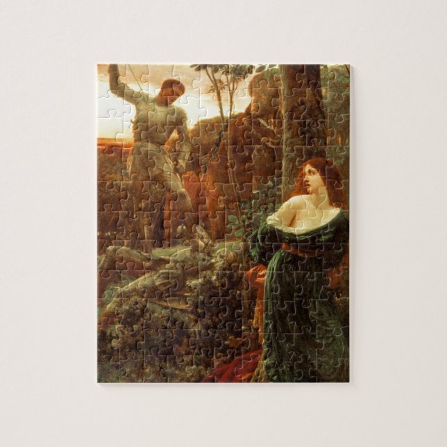 Chivalry [Sir Frank Dicksee] Jigsaw Puzzle (Vertical)