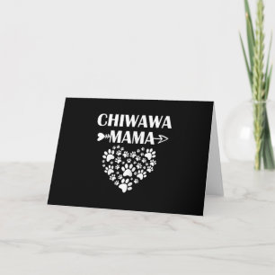 chiwawa mama funny chihuahua mum dog owner gift holiday card