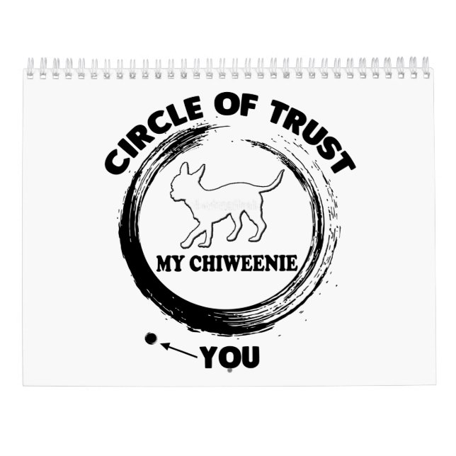 Chiweenie Calendar Gifts for Dad Mum Women Grandma (Back)