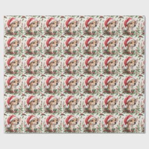 Chiweenie Christmas Wrapping Paper