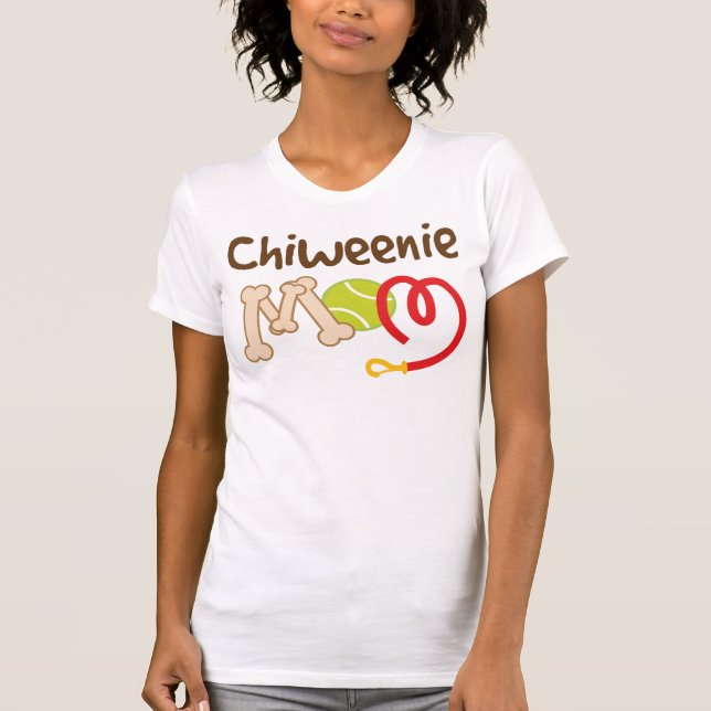 Chiweenie Dog Breed Mum Gift T-Shirt (Front)