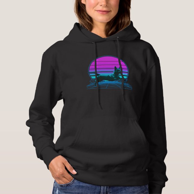 Chiweenie Pastel Goth Vaporwave Hoodie (Front)