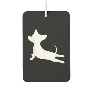 chiweenie yoga ness gift, chihuahua dachshund car air freshener
