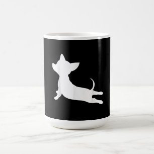 chiweenie yoga ness gift, chihuahua dachshund coffee mug
