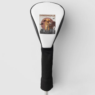Chiweeniezilla Funny Chiweenie T-Shirt Dog Lovers Golf Head Cover