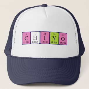 Chiyo periodic table name hat