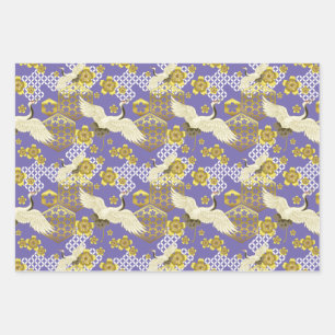 Chiyogami Yuzen Washi Style pattern Wrapping Paper Sheet