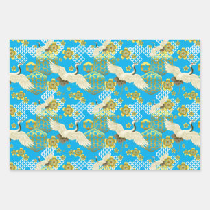 Chiyogami Yuzen Washi Style pattern Wrapping Paper Sheet