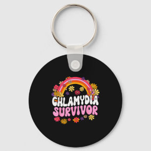 Chlamydia Survivor Funny Graphic Key Ring