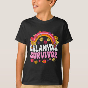 Chlamydia Survivor Funny Graphic  T-Shirt