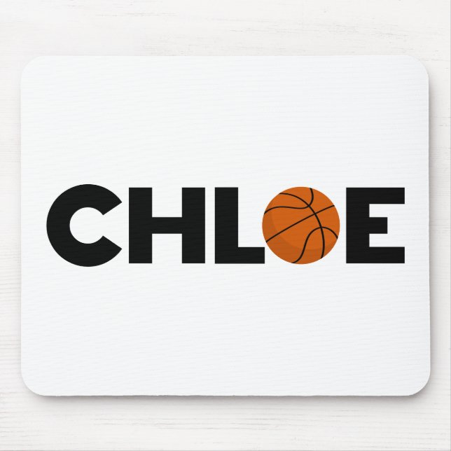 Chloe Basketball Mouse Pad (Front)