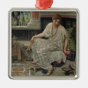 Chloe (by Edward Poynter) Metal Ornament