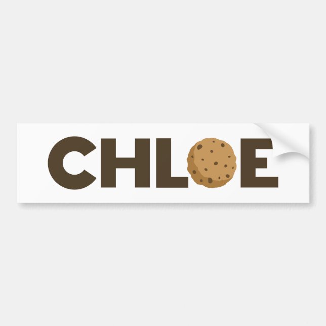 Chloe cookie bumper sticker (Front)
