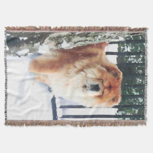 CHLOE heARTdog chow throw Blanket