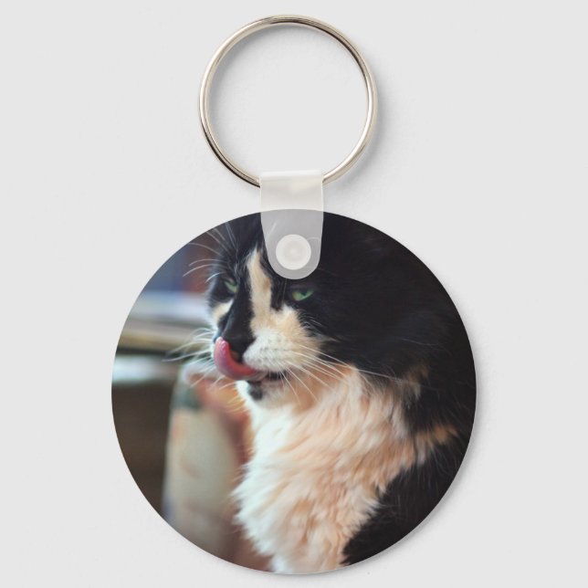 Chloe Licks Key Ring (Front)