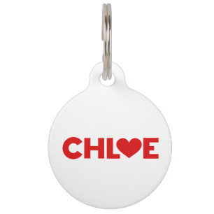 Chloe Love Pet Tag
