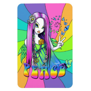 Chloe Peace Rainbow Hippie Fairy Magnet
