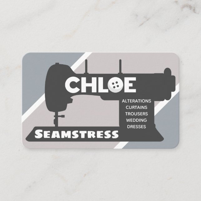 Chloe Seamstress Business Card (Front)