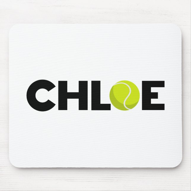 Chloe Tennis Mouse Pad (Front)
